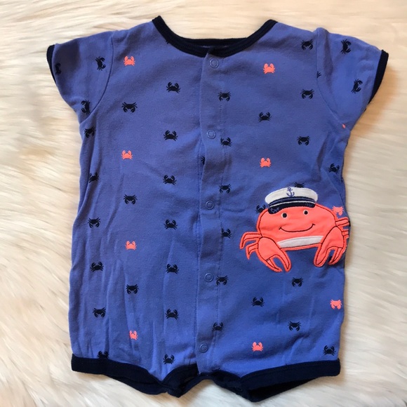 Carter's Other - Carter’s Crab Snap Up Romper